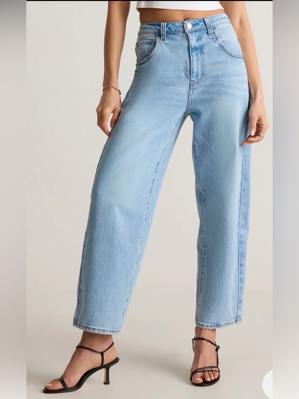 Bella Stretch Barrel Jeans 28” Cool Blue 26